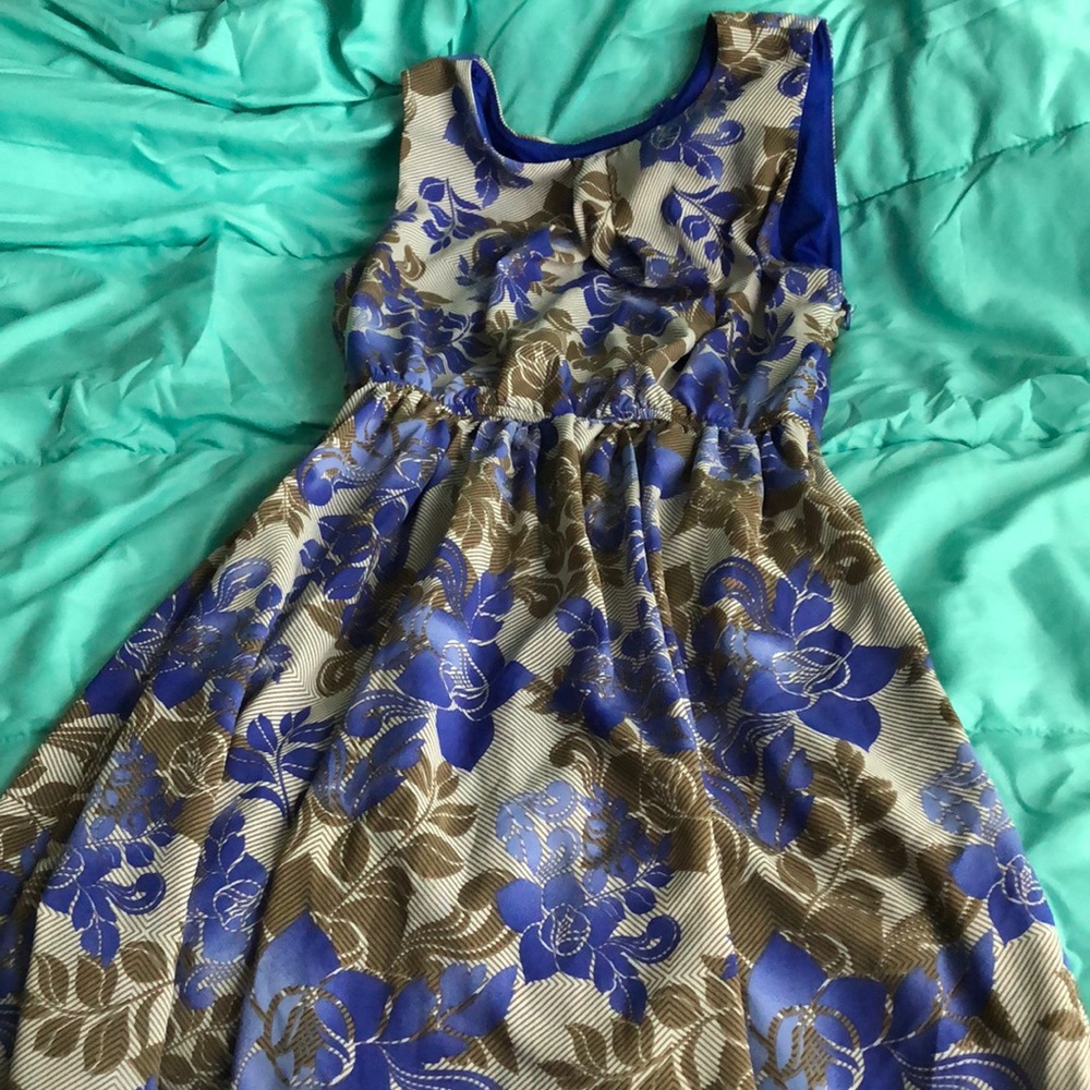 Purple Floral Dress!